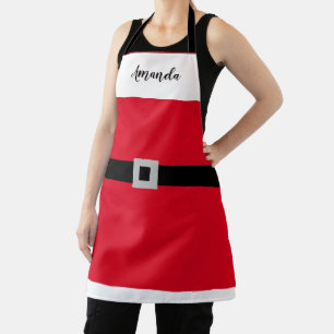 Tablier Père Noël Mme Claus Apron