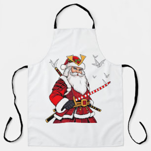 Tablier Père Noël Noël Père Noël Art Japonais Samouraï 