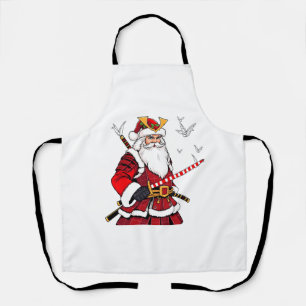 Tablier Père Noël Noël Père Noël Art Japonais Samouraï