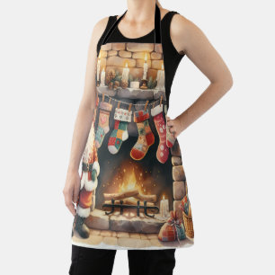 Tablier Père Noël par foyer Noël Stockage