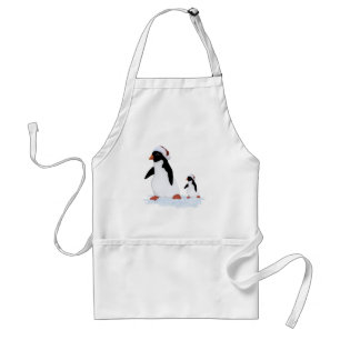 Tablier Père Noël Penguins Apron