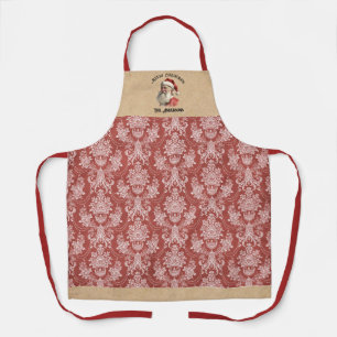 Tablier Père Noël vintage Noël Cuisine