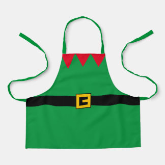 Tablier Père Noël's Little Helper Cute Elf Christmas Apron