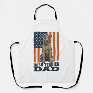 Tablier Père Terrier Irlandais Patriotique Vintage