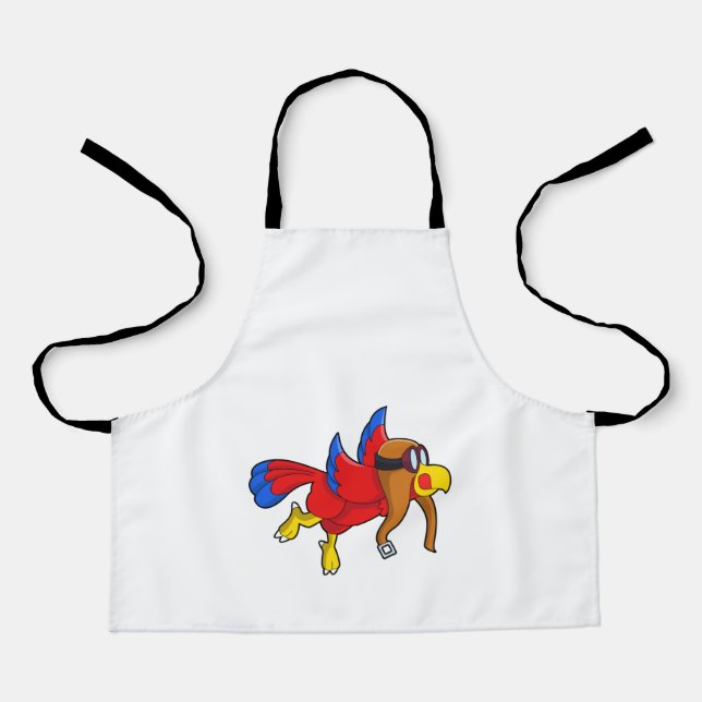 Tablier Perroquet au vol en tant que pilote (Recto)