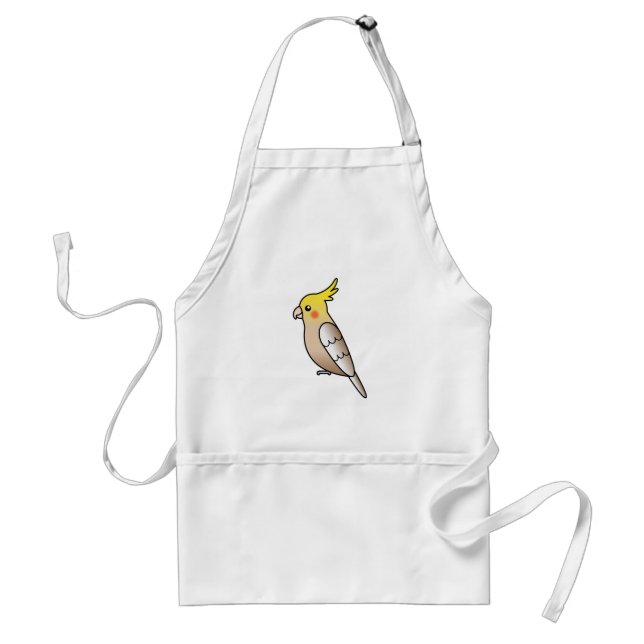 Tablier Perroquet Cacatoès Cartoon Cinnamon Oiseau (Devant)