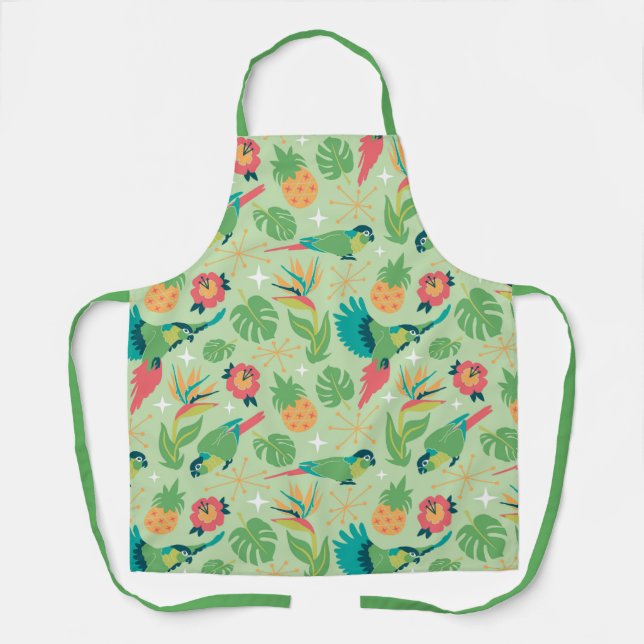 Tablier Perroquet Tiki (Recto)
