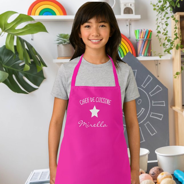 Tablier Personalized apron for kids - Kids' cooking apron (Créateur téléchargé)