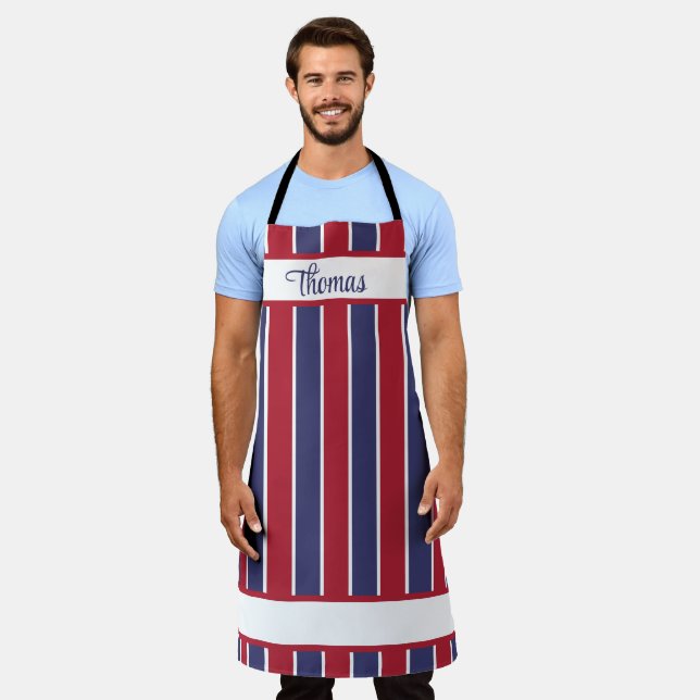 Tablier Personalized Patriotic Apron (Porté)