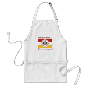 Tablier * PERSONNALISÉ - Apron "Fière Alumnus" avec drapea