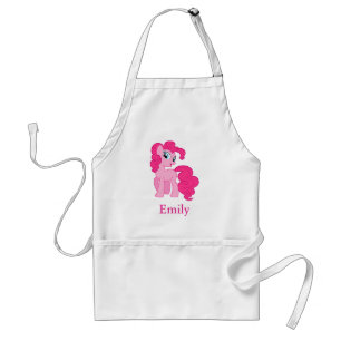 Tablier Personnalisé Cute Rose Unicorne Pony