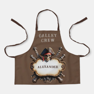 Tablier personnalisé de chef pirate