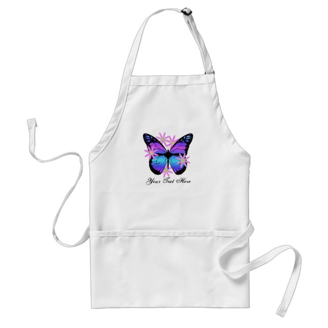 Tablier personnalisé de papillon (Devant)