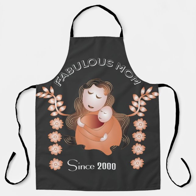 Tablier Personnalisé Fabulous Maman Apron (Recto)