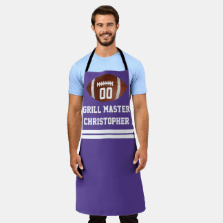 Tablier Personnalisé Football Grill BBQ Tailgate Ap