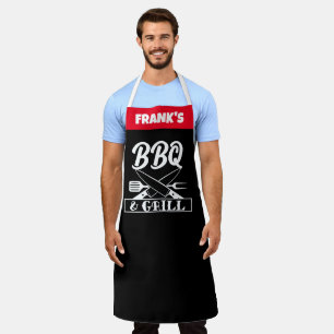 Tablier Personnalisé Funny Personnalisé Nom du chef Drôle
