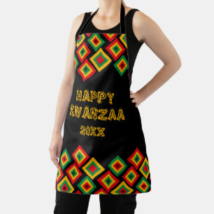 Tablier Personnalisé HAPPY KWANZAA