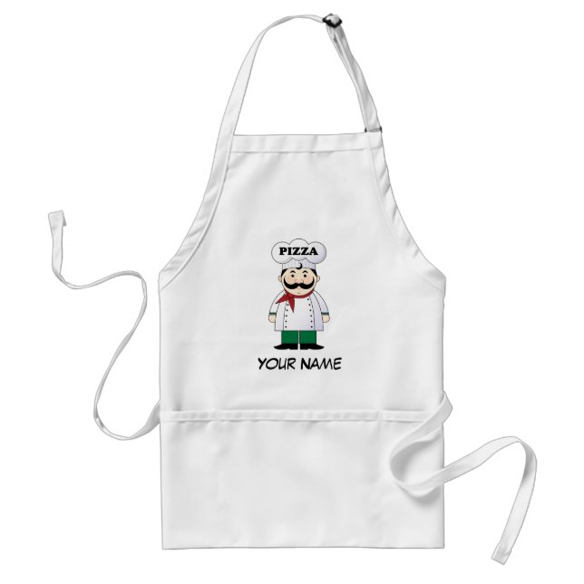 Tablier Personnalisé Italien Pizza Chef Cuisine cadeau (Devant)