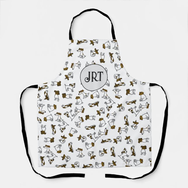Tablier personnalisé Jack Russell (Recto)