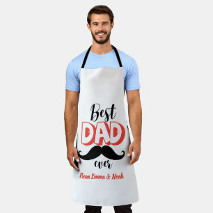 Tablier personnalisé "Meilleur Papa Du Monde" avec