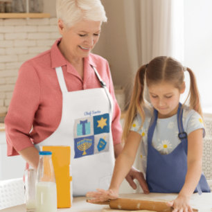 Tablier personnalisé par collage d'édredon de