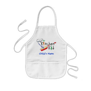 Tablier personnalisé par enfant de cuisine