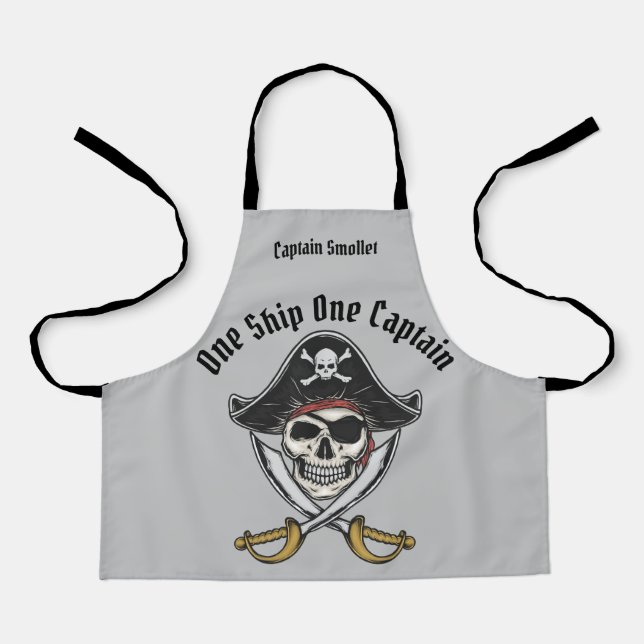 Tablier personnalisé Pirate (Recto)