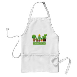 Tablier Personnalisé Plantes Succulentes Cactus