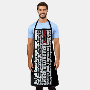 Tablier personnalisé pour la fête des pères de la
