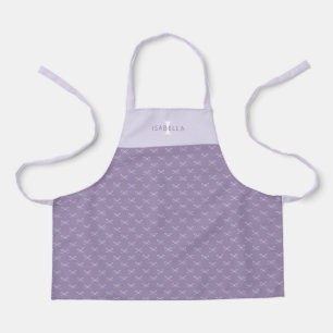 Tablier Personnalisé Purple Simple Bow Motif Kids