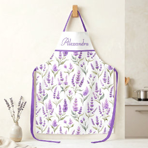 Tablier personnalisé PurpleSage Vert Lavande