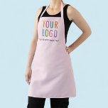 Tablier personnalisé rose avec logo de l'entrepris<br><div class="desc">Personnalisez cette tablette tout-en-un avec le logo ou l'image de votre entreprise et le texte personnalisé. Le texte peut être un nom, un slogan d'entreprise, une adresse de site Web, une poignée de médias sociaux, ou tout autre texte personnalisé pour vous express vous-même. Disponible en rose clair et autres couleurs...</div>