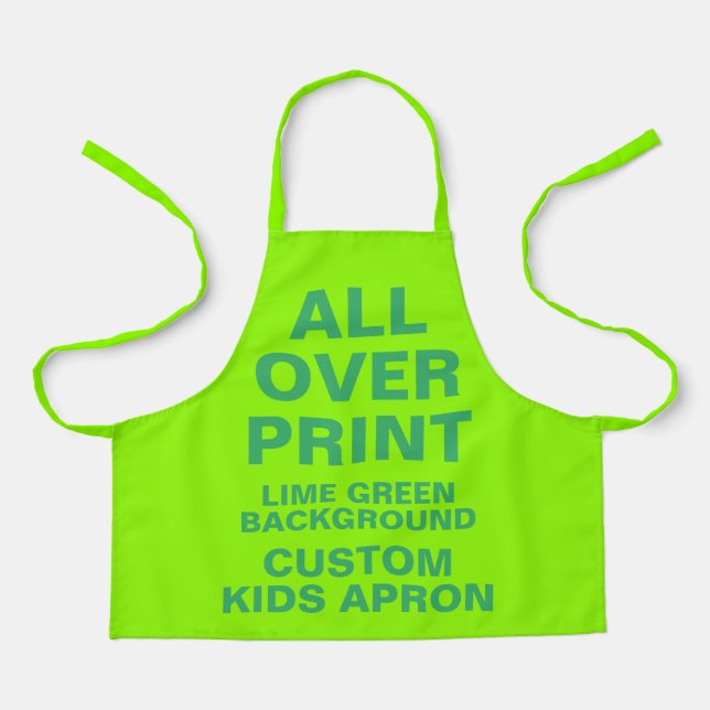 Tablier Personnalisé sur toute impression Enfants Apron LI (Recto)