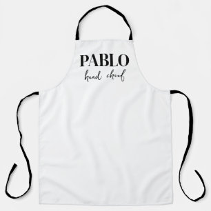 Tablier personnalisé, tablier chef, tablier chef,