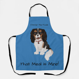 Tablier Personnalisé Tri Couleur Cavalier King Charles Spa