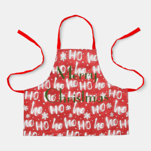 Tablier Personnaliser HO HO HO Christmas Holiday Apron