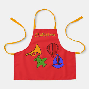 Tablier Personnaliser la collection de jouets Enfants Roug