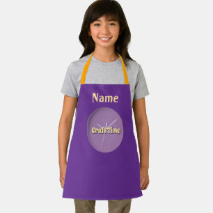 Tablier Personnaliser l'artisanat temps violet