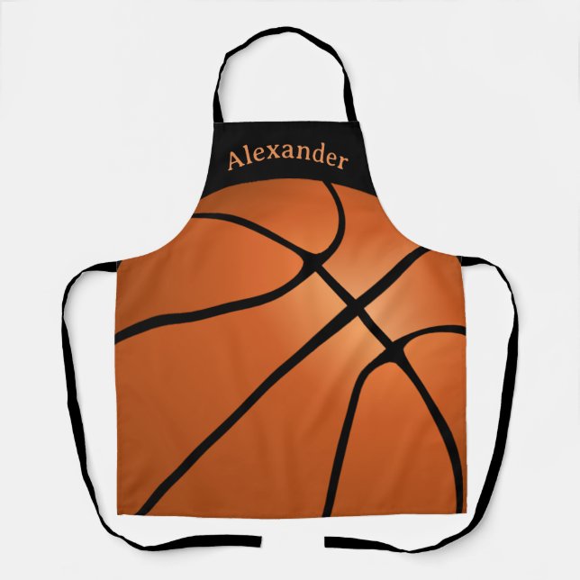 Tablier Personnaliser le basket-ball (Recto)