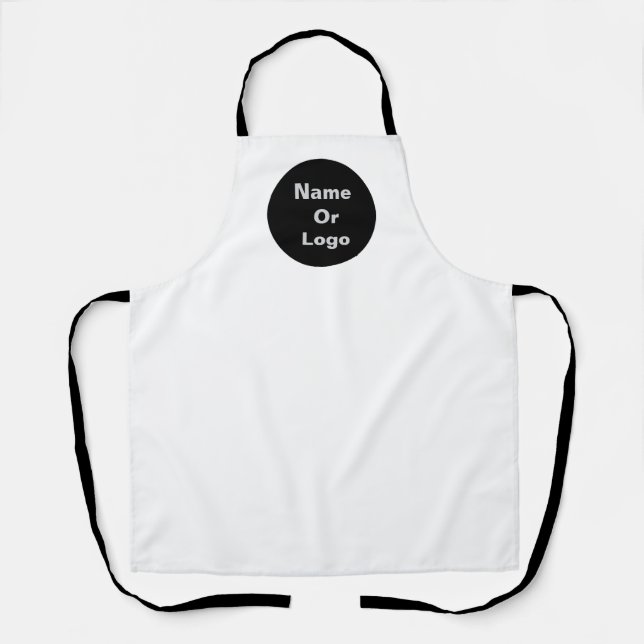 Tablier Personnaliser le logo blanc (Recto)