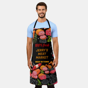 Tablier Personnaliser les coupes de viande de boucherie