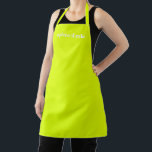 Tablier Personnaliser Nom texte minimaliste élégant chartr<br><div class="desc">Personnaliser Nom texte minimaliste élégant chartreuse vert blanc Apron Personnaliser,  personnalisez avec nom,  citation,  phrase ou texte Grand pour les cuisiniers,  chefs,  poteries,  céramiques,  artisanat,  travail,  cuisine,  boulangerie,  barbecue,  grill,  ainsi que les entreprises et magasins,  etc</div>