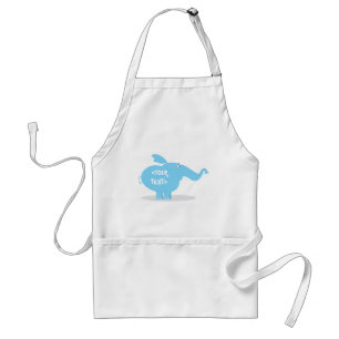 Tablier Personnaliser un éléphant,<YOUR TEXT>