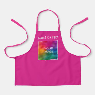 Tablier Personnaliser Votre Image Photo Ici Rose Ajouter D
