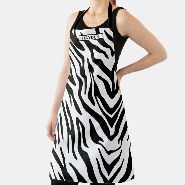 Tablier Personnaliser Zebra Stripes (Insitu)