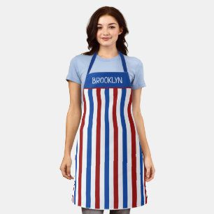 Tablier Personnalité Patriotic Red White and Blue Stripe