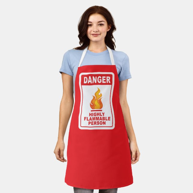 Tablier Personne extrêmement inflammable Danger (Porté)