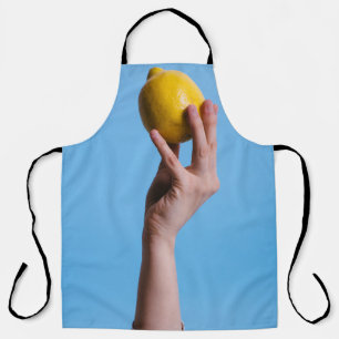 Tablier Personne tenant du citron