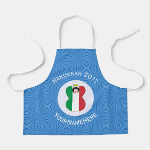 Tablier Petit ange italien de Hanukkah personnalisé