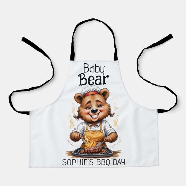 Tablier Petit Bear Chef Barbecue Day (Recto)